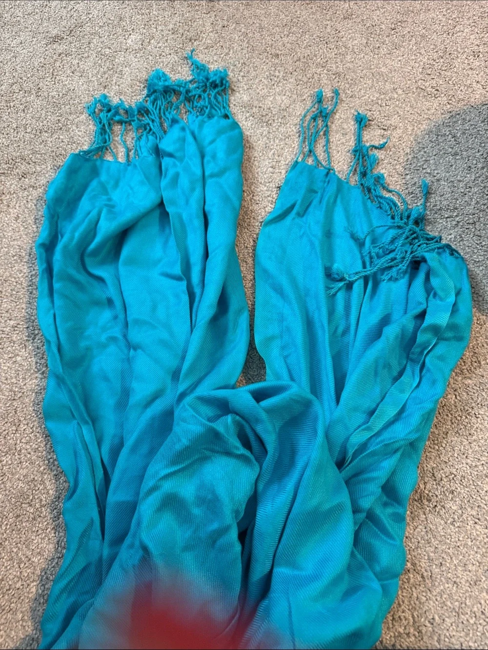 Turquoise Blue Women's Swim Cover-Up Sarong